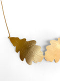 Collier "Chêne grandes feuilles double"