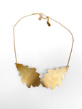 Collier "Chêne grandes feuilles double"